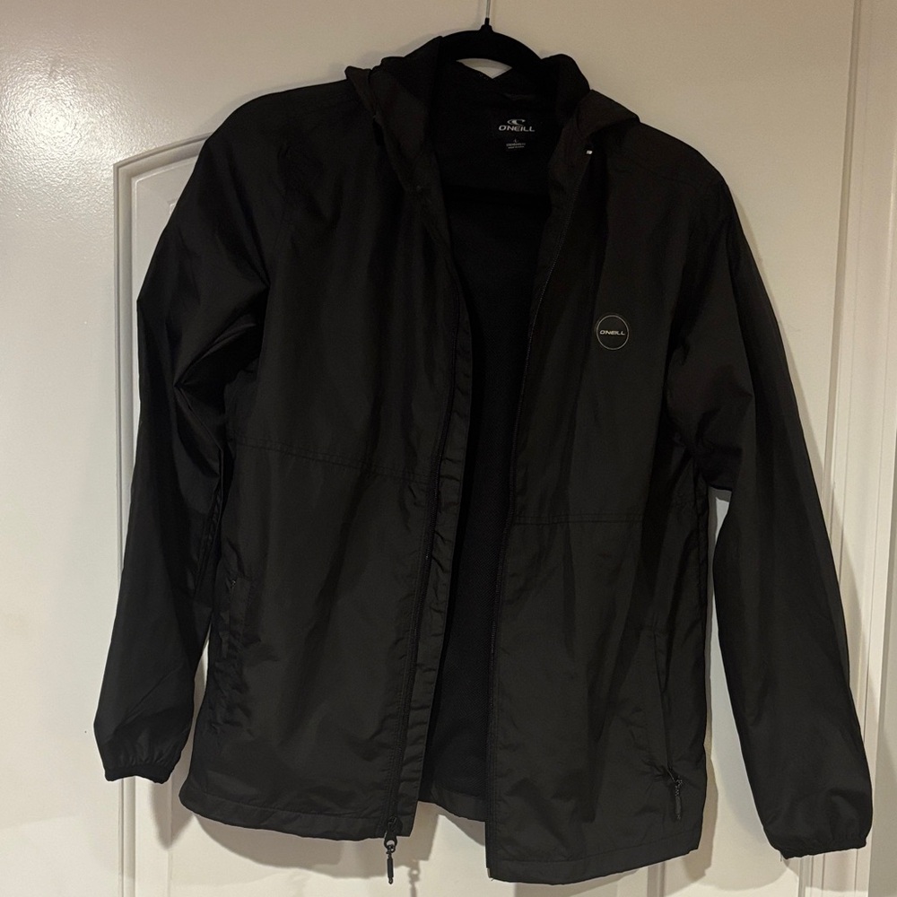 Boy’s O’Neil Black Windbreaker Jacket